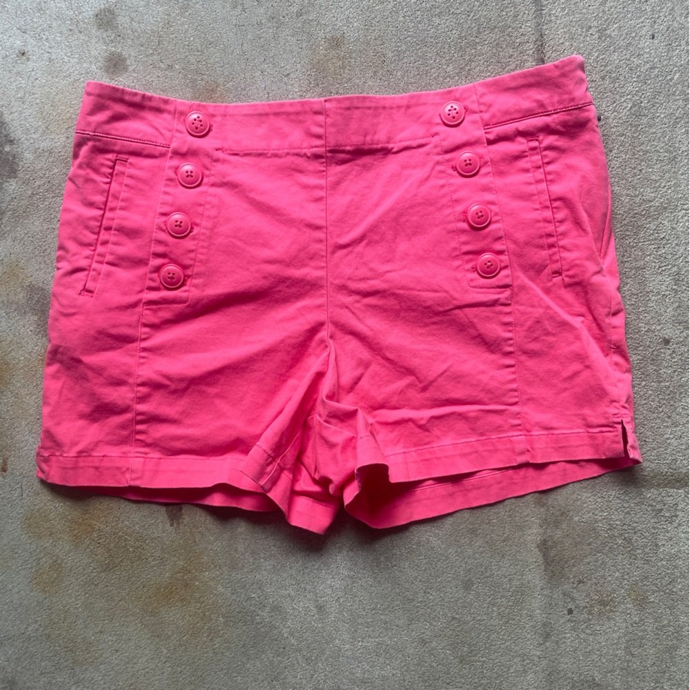 SIZE 10 LOFT pink Sailor Shorts